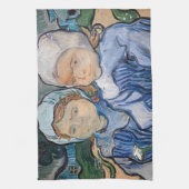 ビンセント・ヴァン・ゴッホ- 2小さな女の子 キッチンタオル (縦)