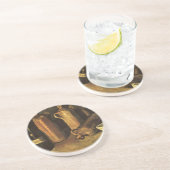 ビンセント・ヴァン・ゴッホ-4石のボトルで静物画 コースター (側面)