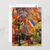 ビンセント・ヴァン・ゴッホ- 7月14日お祝い ポストカード (正面/裏面)