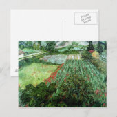 ビンセント・ヴァン・ゴッホ | Field with Poppies, 1889 ポストカード (正面/裏面)