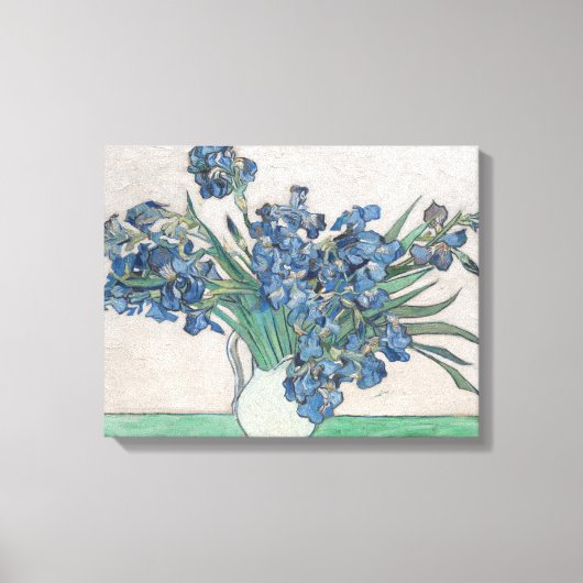 ビンセント・ヴァン・ゴッホ | Irises, 1890 キャンバスプリント (正面)