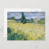 ビンセント・ヴァン・ゴッホ | Landscape with Green Corn, 1889 ポストカード (正面/裏面)
