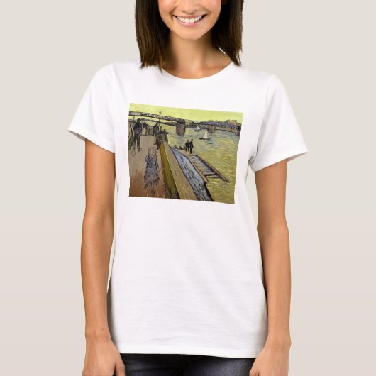 ビンセント・ヴァン・ゴッホ | Le Pont de Trinquetaille Arles Tシャツ (正面)