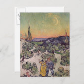 ビンセント・ヴァン・ゴッホ | Moonlit Landscape, 1889 ポストカード (正面/裏面)