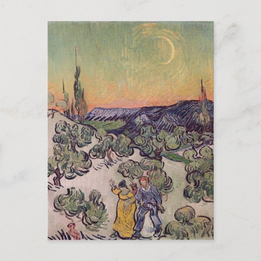 ビンセント・ヴァン・ゴッホ | Moonlit Landscape, 1889 ポストカード (正面)