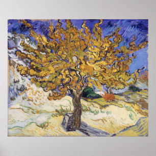 ビンセント・ヴァン・ゴッホ   Mulberry Tree, 1889 ポスター
