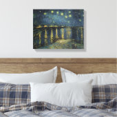 ビンセント・ヴァン・ゴッホ | Rhoneでの星空の夜 キャンバスプリント (インサイチュ (寝室))