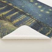 ビンセント・ヴァン・ゴッホ | Rhoneでの星空の夜 シェルパブランケット (3/4)