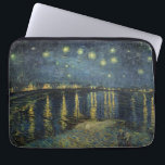 ビンセント・ヴァン・ゴッホ | Rhoneでの星空の夜 ラップトップスリーブ<br><div class="desc">1888年の星空の夜 |ビンセント・ヴァン・ゴッホ |アートロケーション： Musee d'Orsay，パリ，フランス |オランダアーティスト |画像収集番号： XIR60960</div>