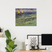 ビンセント・ヴァン・ゴッホ | Seascape at Saintes-Maries ポスター (ホームオフィス)