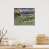 ビンセント・ヴァン・ゴッホ | Seascape at Saintes-Maries ポスター (キッチン)