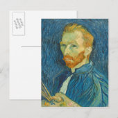 ビンセント・ヴァン・ゴッホ | Self Portrait, 1889 ポストカード (正面/裏面)