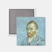 ビンセント・ヴァン・ゴッホ | Self Portrait, 1889 マグネット (正面/裏面)
