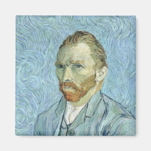 ビンセント・ヴァン・ゴッホ | Self Portrait, 1889 マグネット (正面)