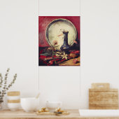 ビンセント・ヴァン・ゴッホ | Still Life with Flowers, c.1886 ポスター (キッチン)