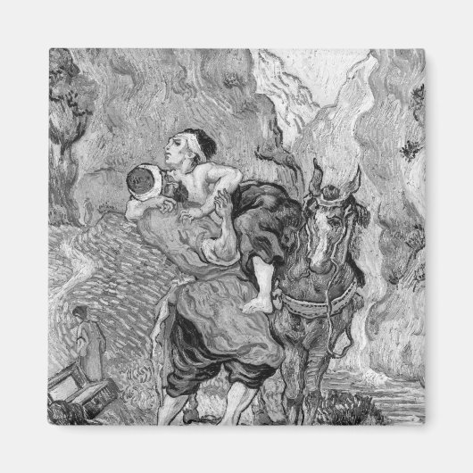 ビンセント・ヴァン・ゴッホ | The Good Samaritan マグネット (正面)