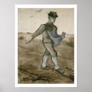 ビンセント・ヴァン・ゴッホ   The Sower, 1881 ポスター