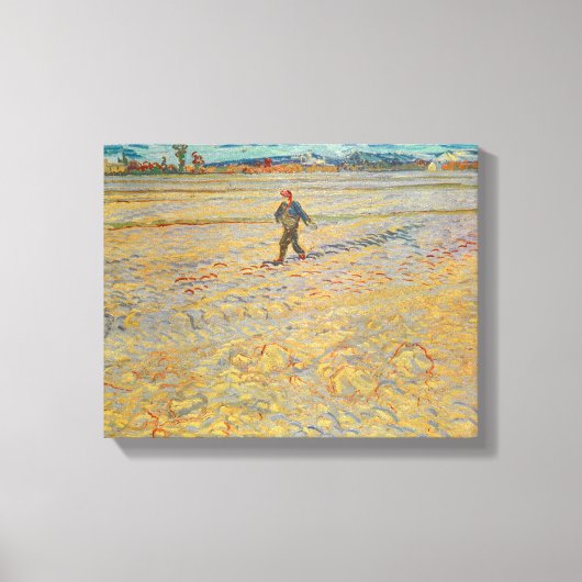 ビンセント・ヴァン・ゴッホ | The Sower, 1888 キャンバスプリント (正面)