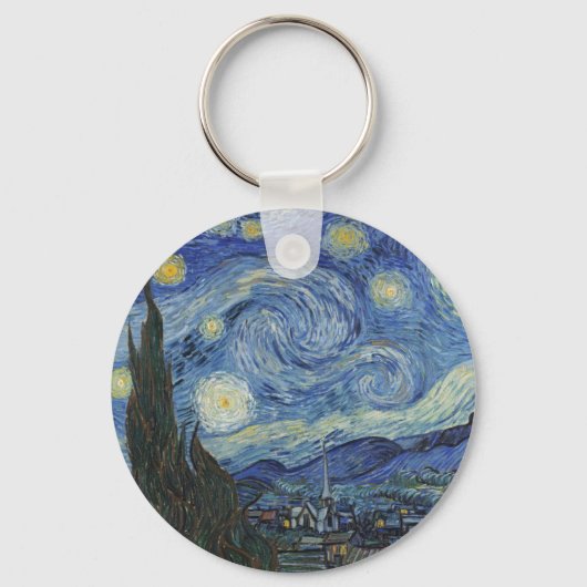 ビンセント・ヴァン・ゴッホ | The Starry Night, June 1889 キーホルダー (正面)
