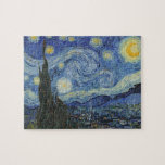 ビンセント・ヴァン・ゴッホ | The Starry Night, June 1889 ジグソーパズル<br><div class="desc">The Starry Night, 1889年6月(キャンバス上の油), ゴッホ,ビンセント・バン(1853-90) /米国ニューヨーク美術館/ブリジグマンモダン美術館蔵 |画像収集番号: XOS702746</div>
