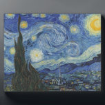 ビンセント・ヴァン・ゴッホ | The Starry Night, June 1889 フォトプラーク<br><div class="desc">The Starry Night, 1889年6月(キャンバス上の油), ゴッホ,ビンセント・バン(1853-90) /米国ニューヨーク美術館/ブリジグマンモダン美術館蔵 |画像収集番号: XOS702746</div>
