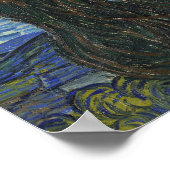 ビンセント・ヴァン・ゴッホ | The Starry Night, June 1889 ポスター (角)
