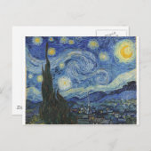 ビンセント・ヴァン・ゴッホ | The Starry Night, June 1889 ポストカード (正面/裏面)