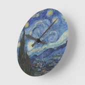 ビンセント・ヴァン・ゴッホ | The Starry Night, June 1889 ラウンド壁時計 (傾斜)
