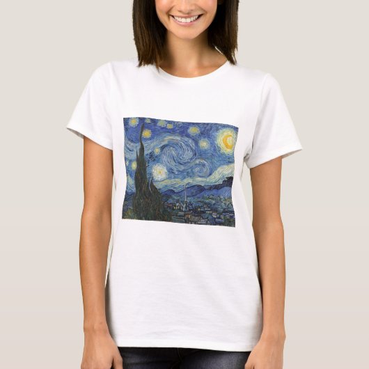 ビンセント・ヴァン・ゴッホ | The Starry Night, June 1889 Tシャツ (正面)