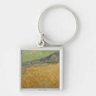 ビンセント·ヴァン·ゴッホ Wheatfield with Reaper, 1889 キーホルダー