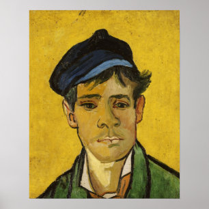 ビンセント・ヴァン・ゴッホ Young Man with a Hat, 1888 ポスター