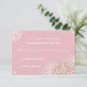 ビンタグキャベツバラ応答カード 招待状 (スタンド正面)