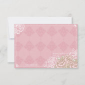 ビンタグキャベツバラ応答カード 招待状 (裏面)