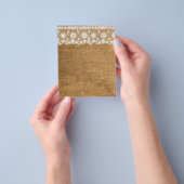 ビンターホリデーズクリスマスチラパーソナライズされたイヤー チラシ (手)