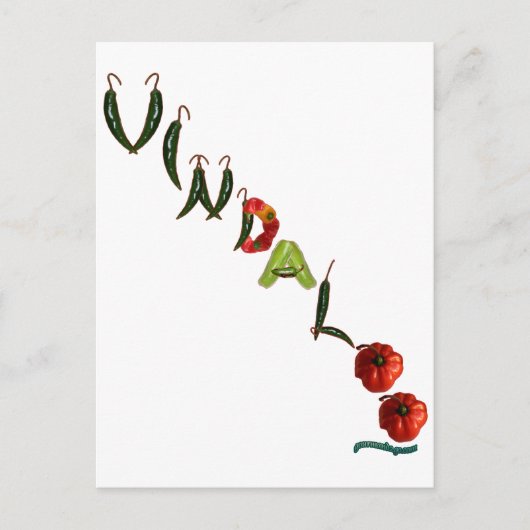 ビンダロチリペッパー ポストカード (正面)