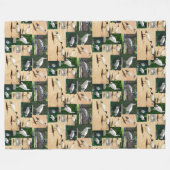 ビンチキン誌:イビスフォトコラージュ フリースブランケット (正面(横))