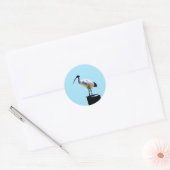 ビンチキン（イビス）油絵を描、 ラウンドシール (封筒)