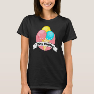 ビンチリングアイスクリームダンクミームウイルス引用文トレン Tシャツ