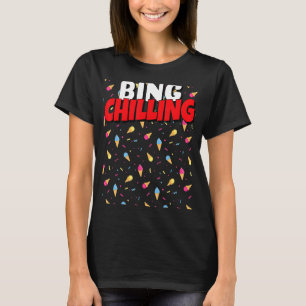 ビンチリングアイスクリームダンクミームウイルス引用文トレン Tシャツ