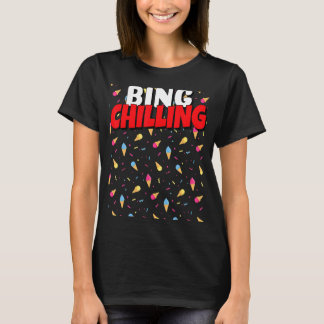 ビンチリングアイスクリームダンクミームウイルス引用文トレン Tシャツ