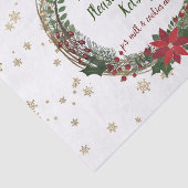 ビンテパーソナライズされたージクリスマスリース 薄葉紙 (詳細)