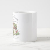 ビンテモダンージクリスマス（鳥）ショウジョウコウカンチョウ ジャンボコーヒーマグカップ (正面)