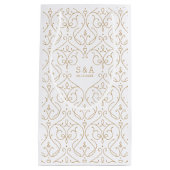 ビンテモダンージ·ウエディング·モノグラム スモールペーパーバッグ (正面)