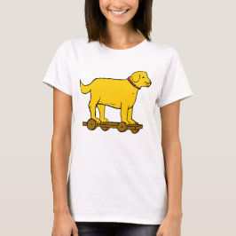 ビンテージおもちゃの犬アートTシャツ Tシャツ