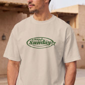 ビンテージなゆったり日曜日 Tシャツ
