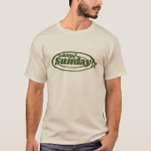 ビンテージなゆったり日曜日 Tシャツ (正面)