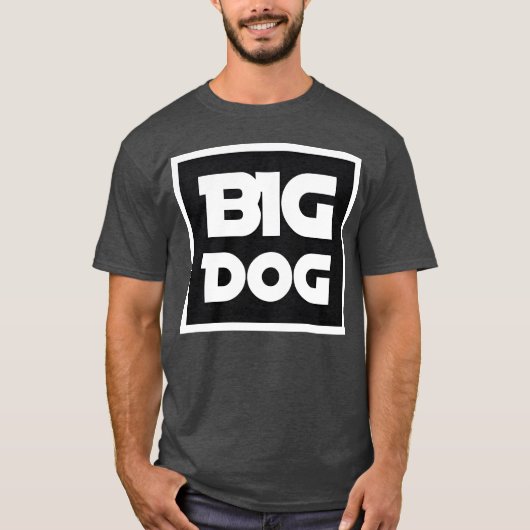 ビンテージな大きな犬の少年 Tシャツ (正面)