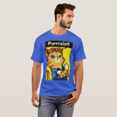 ビンテージな男の子にゃんこ Tシャツ (正面フル)