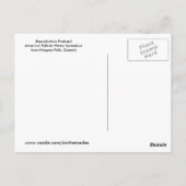 ビンテージのアメリカ滝 ポストカード (裏面)