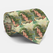 ビンテージのイースターの卵の船に乗る子供, ZSSG ネクタイ (ロール)